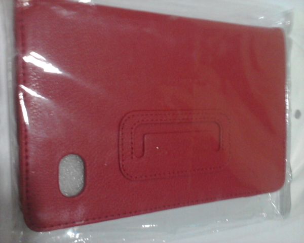capa para tablet cor vermelha